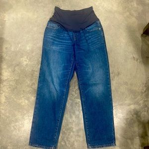 Old Navy belly band maternity jeans